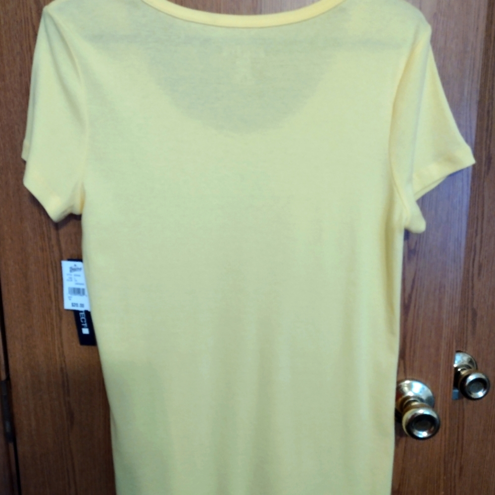 Architect Lg Lemondrop Double Stitch Scoop Neck Cap Sleeve Fitted - Picture 2 of 14